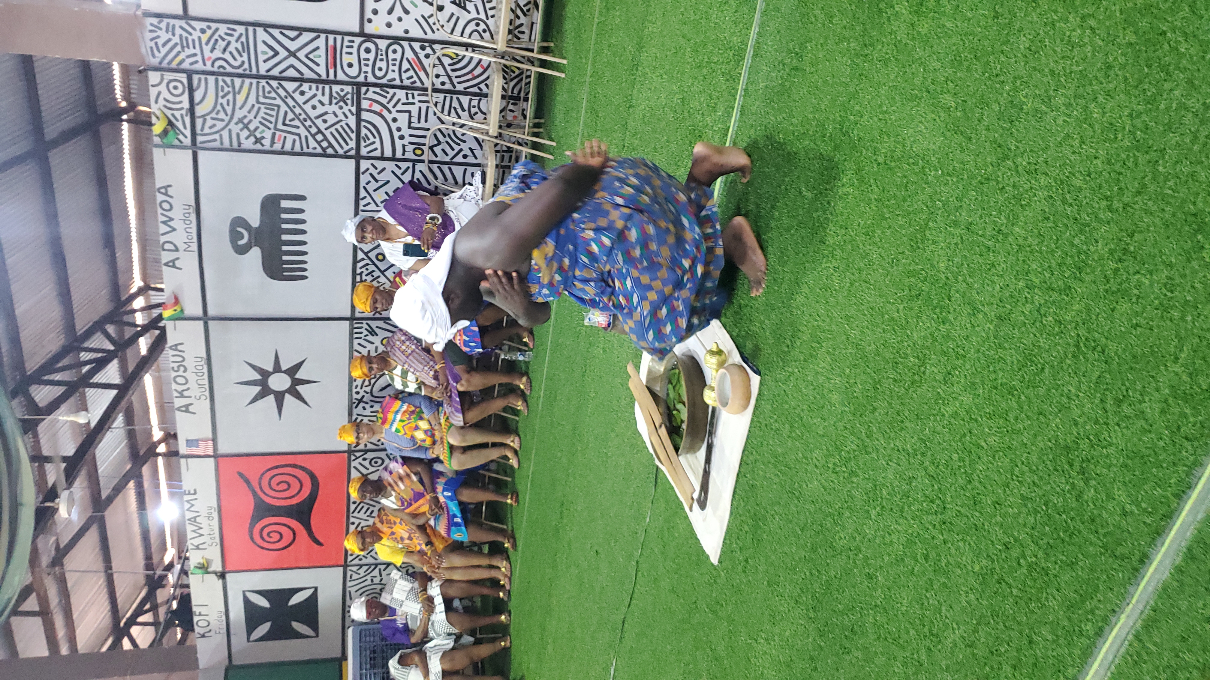 Traditional naming ceremony in Ghana